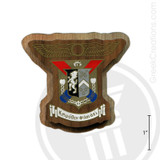 Delta Kappa Epsilon Large Raised Wooden Crest