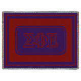 Sigma Phi Epsilon Letters Afghan