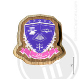 Sigma Lambda Gamma Large Raised Wooden Crest