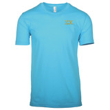 Fraternity & Sorority Embroidered American Apparel Unisex Short Sleeve T-shirt