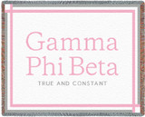 Gamma Phi Beta Tapestry Throw Blanket With Fringe