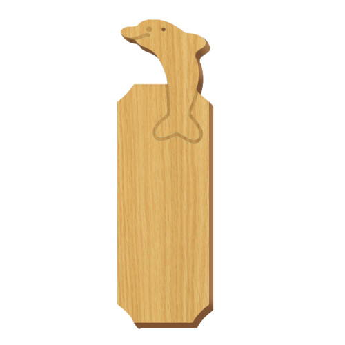 Delta Delta Delta Dolphin Oak Plaque
