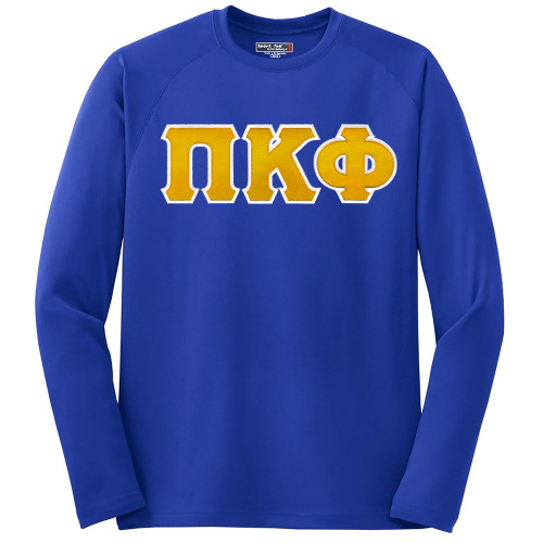 Fraternity & Sorority Lettered Sport Tek Dry Zone Long Sleeve Shirt
