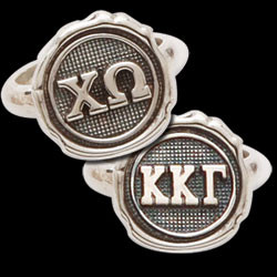 Sterling Silver Sorority Impressions Ring