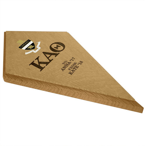 Kappa Alpha Theta Kite Paddle Plaque Side