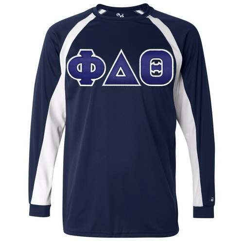 Fraternity & Sorority Lettered Badger Sport Long Sleeve Tee