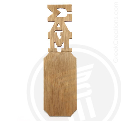 Sigma Alpha Mu 21 Inch Blank Greek Letter Paddle