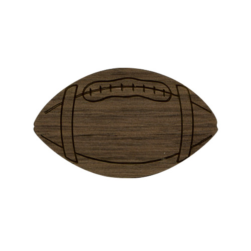 Wooden Football Symbol