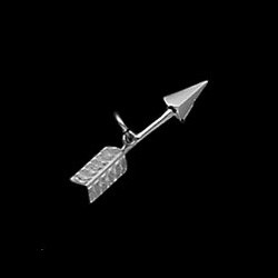 Sterling Silver Large Arrow Symbol