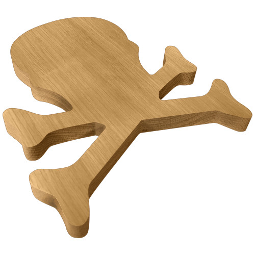 Sigma Alpha Epsilon Skull & Crossbones Board or Plaque Side