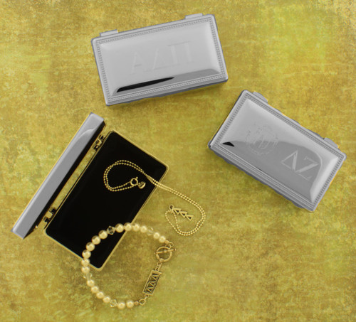 Silvertone Rectangular Box Small