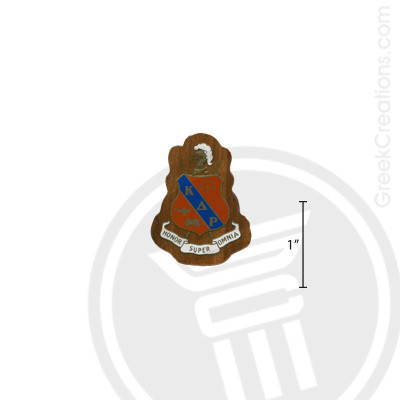 Kappa Delta Rho Small Raised Wooden Crest