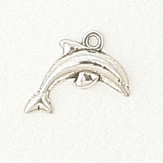 Sterling Silver Dolphin Symbol