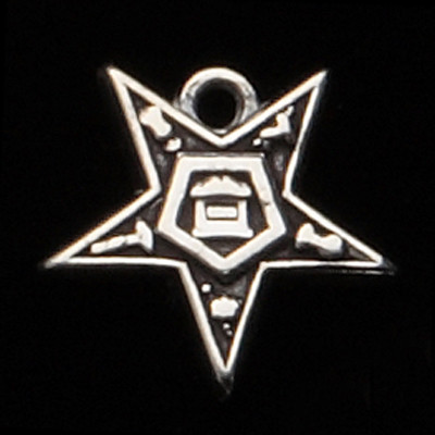 Sterling Silver OES Star Symbol Charm