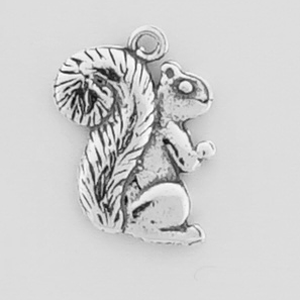 Sterling Silver Squirrel Symbol