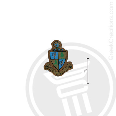 Delta Delta Delta Small Raised Wooden Crest