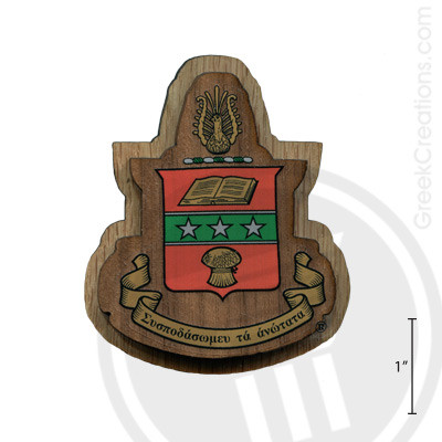 Alpha Chi Omega Large Raised Wooden Crest