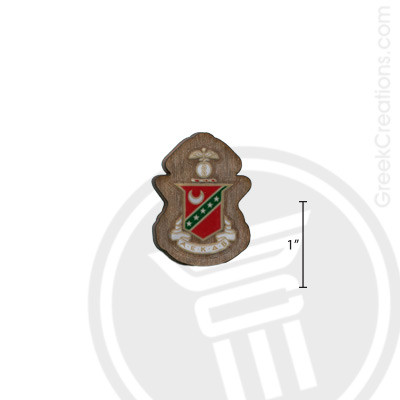 Kappa Sigma Small Raised Wooden Crest