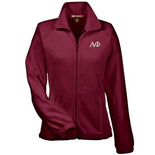 Sorority Embroidered Full Zip Polar Fleece Jacket