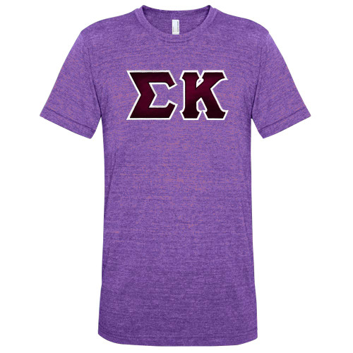 Fraternity & Sorority Lettered American Apparel Vintage Track T