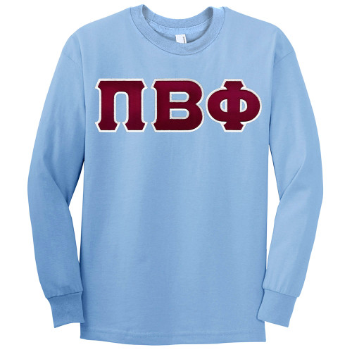 Fraternity & Sorority Lettered American Apparel Long Sleeve T-Shirt