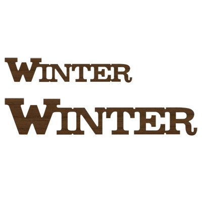 Logo Text - Winter