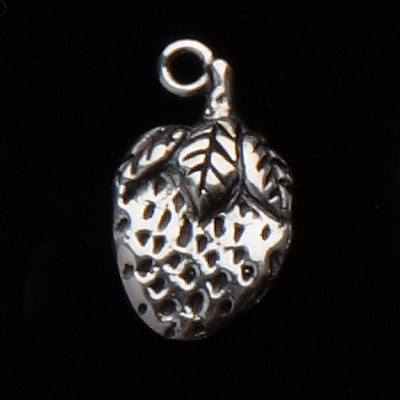 Sterling Silver Strawberry Symbol Charm