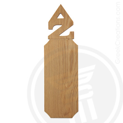 Delta Zeta 21 Inch Blank Greek Letter Paddle