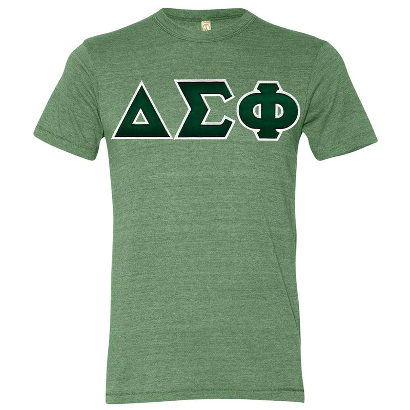 Fraternity & Sorority Lettered Alternative Tri Blend Tee