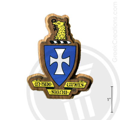 Sigma Chi Large Raised Wooden Crest
