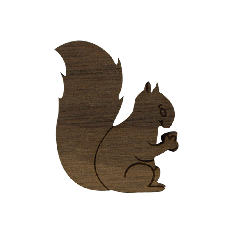 Wooden Squirrel Symbol