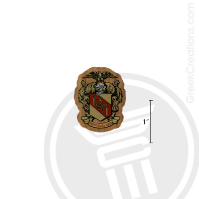 Theta Chi Small Raised Wooden Crest