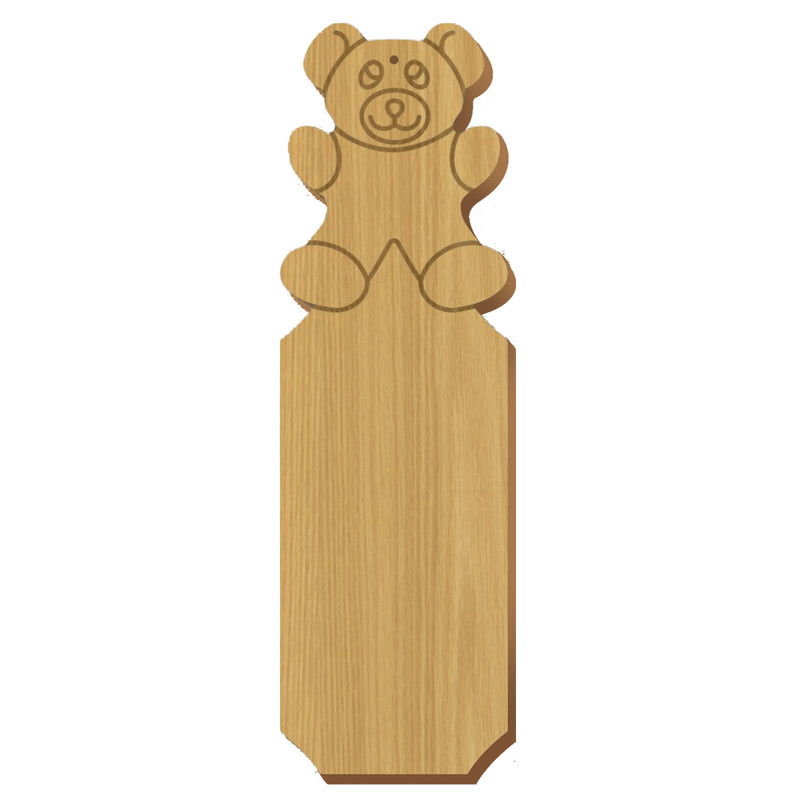 Alpha Xi Delta Bear Oak Plaque
