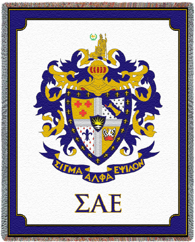 Sigma Alpha Epsilon Tapestry Throw