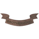 Peel-n-Stick Brotherhood Banner Decoration for Blank Paddles