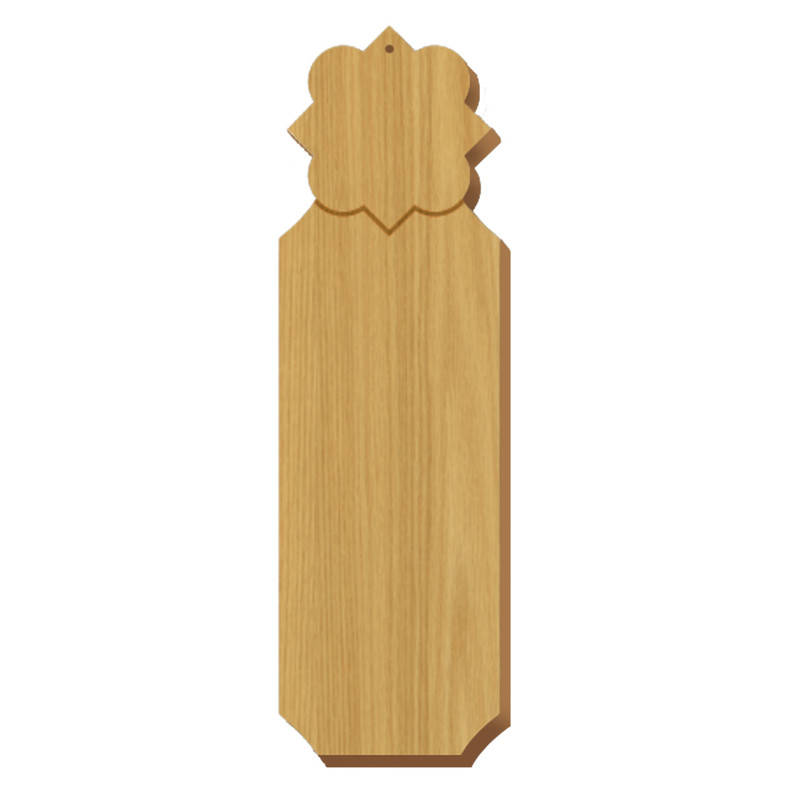 Pi Kappa Alpha Quatrefoil Oak Plaque