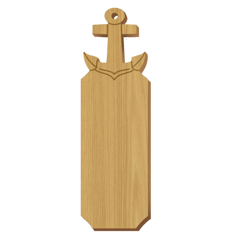 Alpha Sigma Tau Anchor Oak Plaque