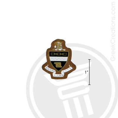 Kappa Alpha Theta Small Raised Wooden Crest