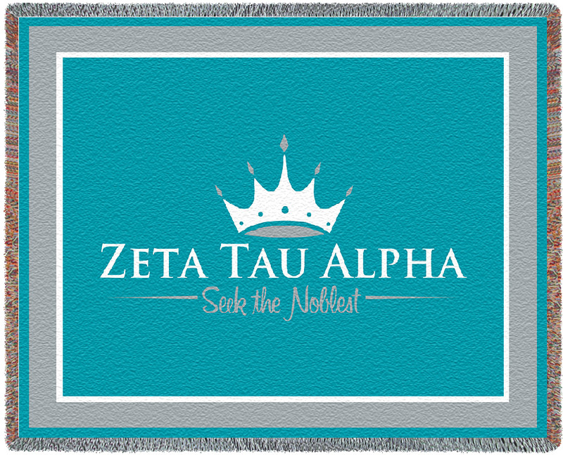 Zeta Tau Alpha Tapestry Throw Blanket