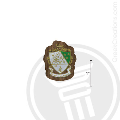 Kappa Delta Small Raised Wooden Crest