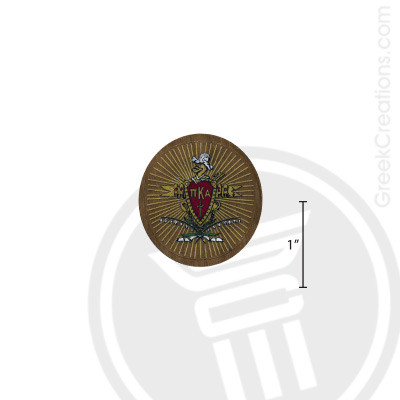 Pi Kappa Alpha Small Raised Wooden Crest