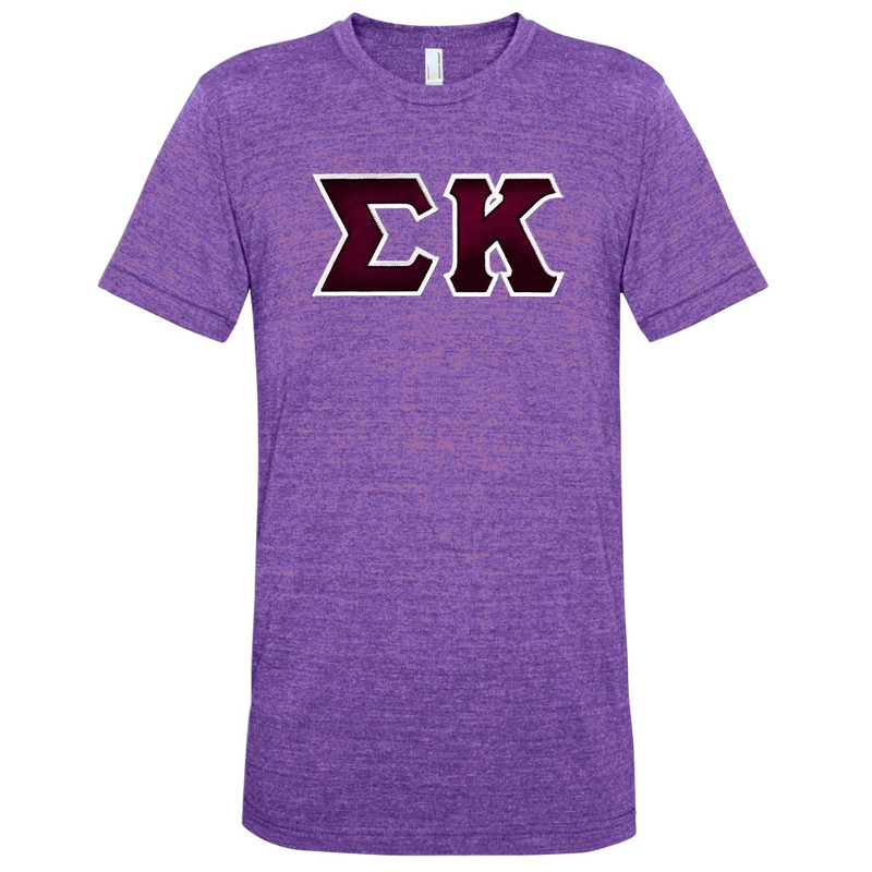 Fraternity & Sorority Lettered American Apparel Vintage Track T