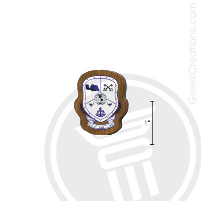 Sigma Lambda Beta Small Raised Wooden Crest