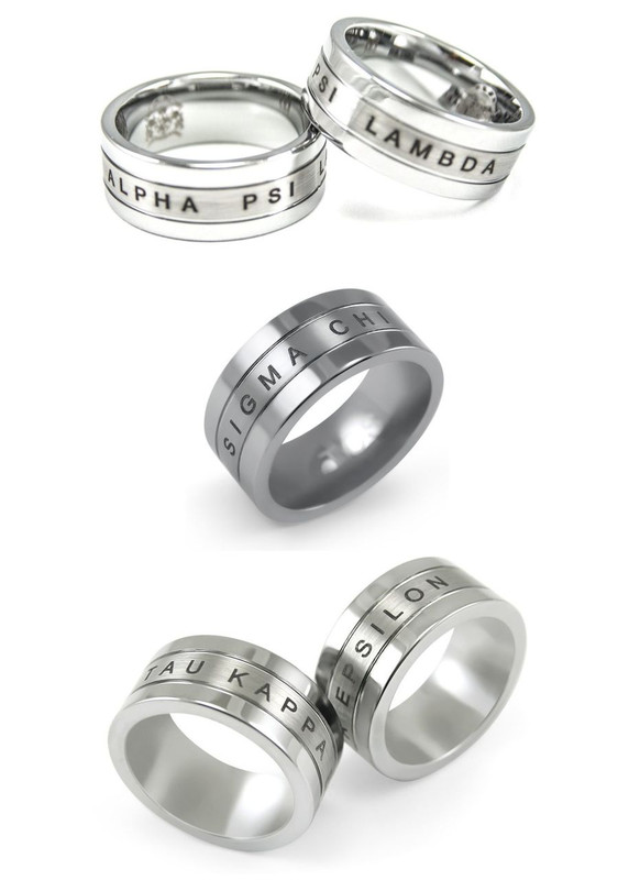 Fraternity Tungsten Ring