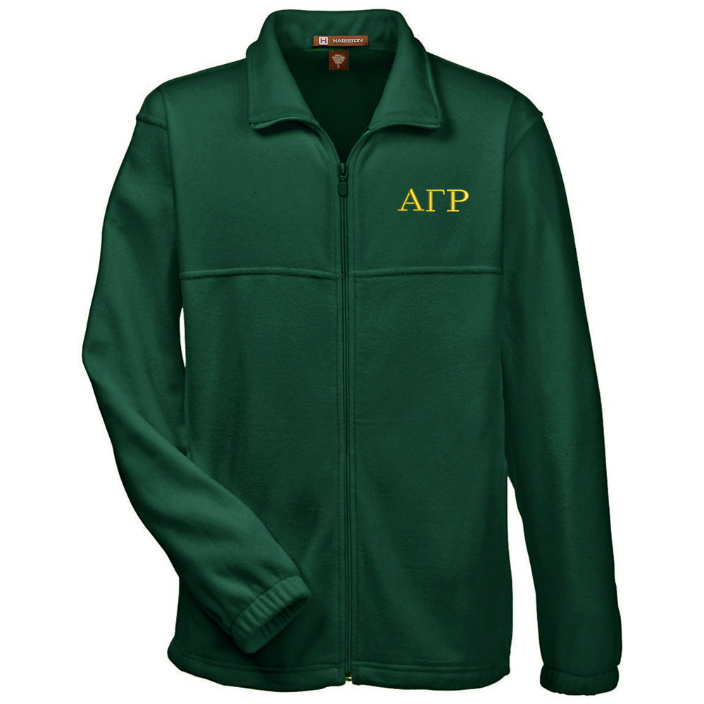 Fraternity & Sorority Embroidered Full Zip Fleece Jacket