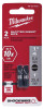 Shockwave 1/4 In. Slotted Insert Bits, 2-Pk.