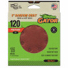 Sanding Discs, Aluminum Oxide, Red Resin, 220-Grit, 5 In., 8-Hole, 15-Pk.