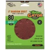 Sanding Discs, Aluminum Oxide, Red Resin, 80-Grit, 5 In., 8-Hole, 15-Pk.