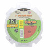 Random Orbit Sanding Discs, Hook & Loop, 8 Holes, 320 Grit, 5 In., 50-Pk.