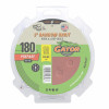 Random Orbit Sanding Discs, Hook & Loop, 8 Holes, 180 Grit, 5 In., 50-Pk.